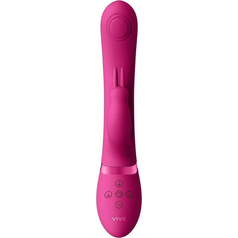 May - Dual Pulse-Wave & Vibrating C-Spot & G-Spot Rabbit Pink – Image 3
