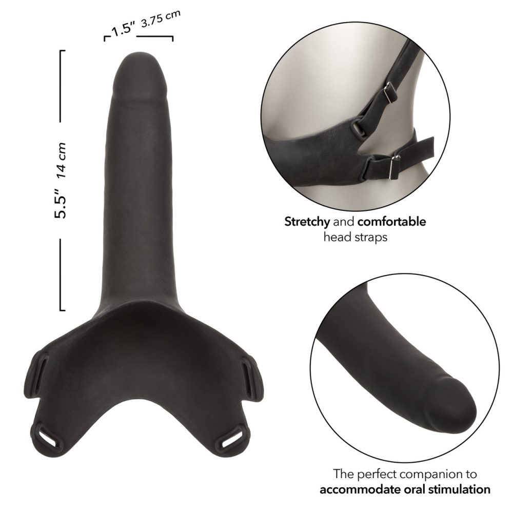 Accommodator® Silicone Dong - Black – Image 2