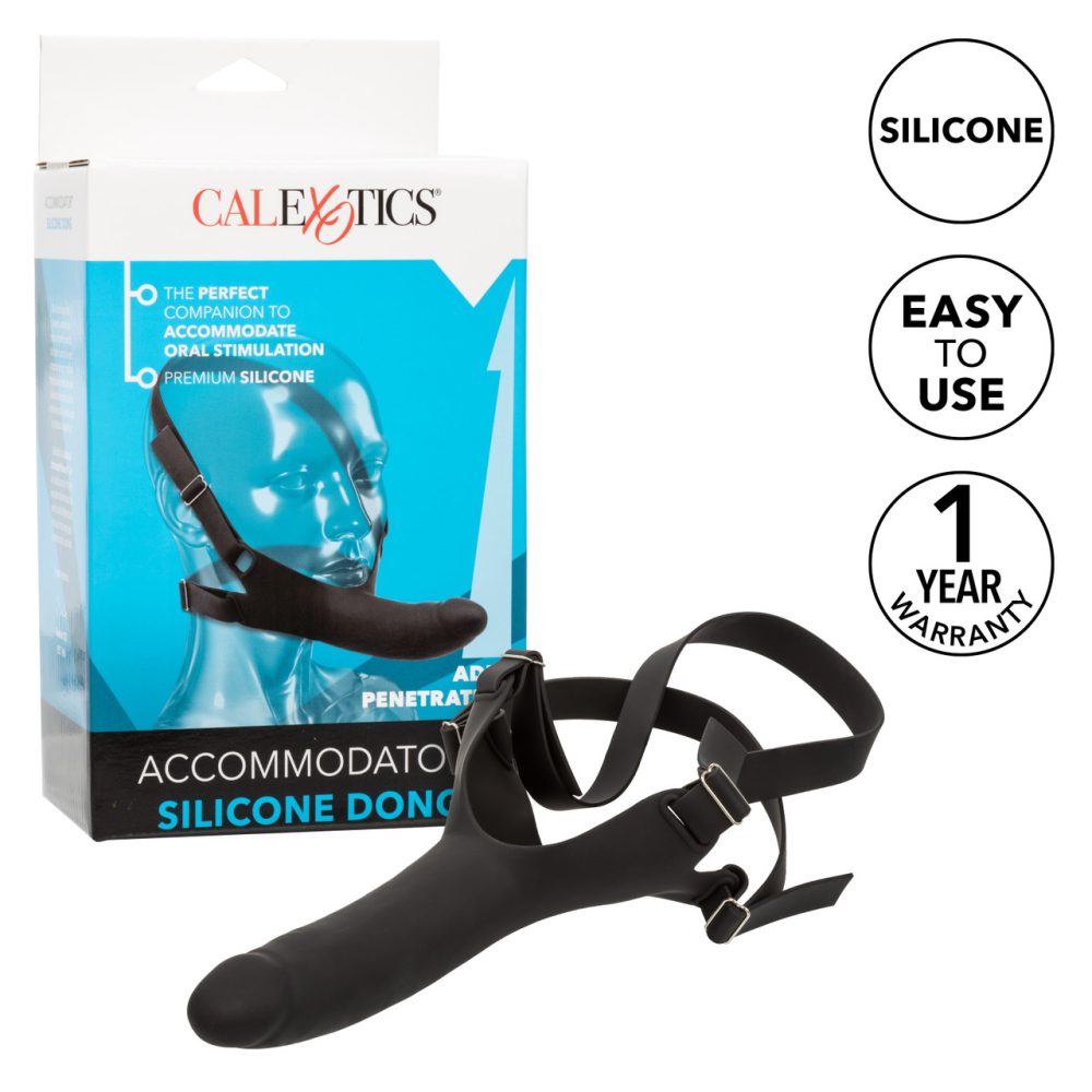 Accommodator® Silicone Dong - Black – Image 3