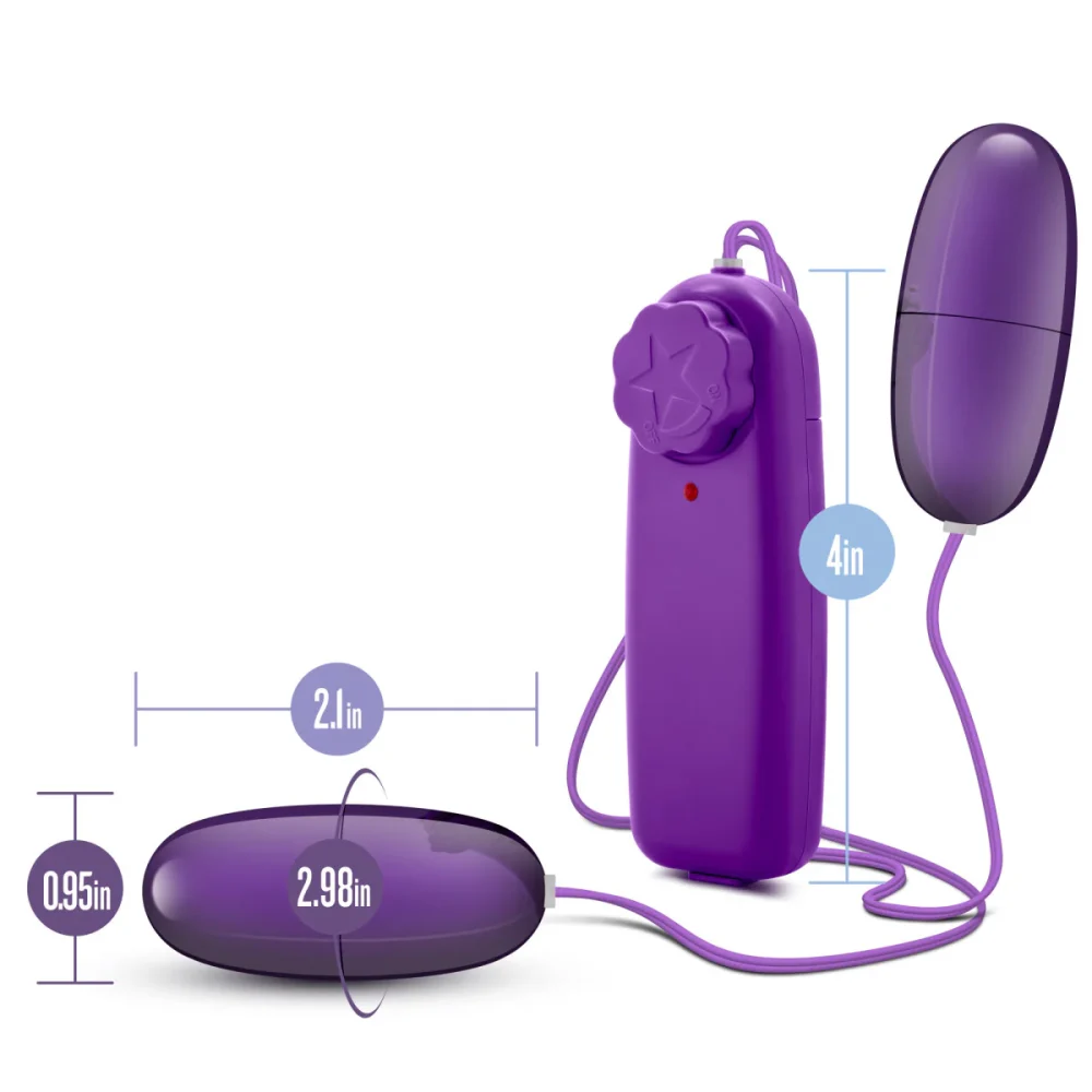B Yours By Blush® | Double Pop Egg 2-Inch Vibrating Egg – Image 7