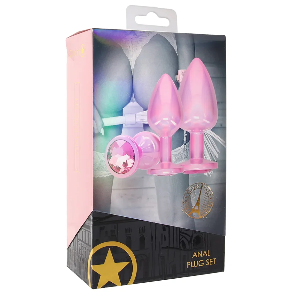 Ouch International - Paris Collection - Metal Anal Plug Set