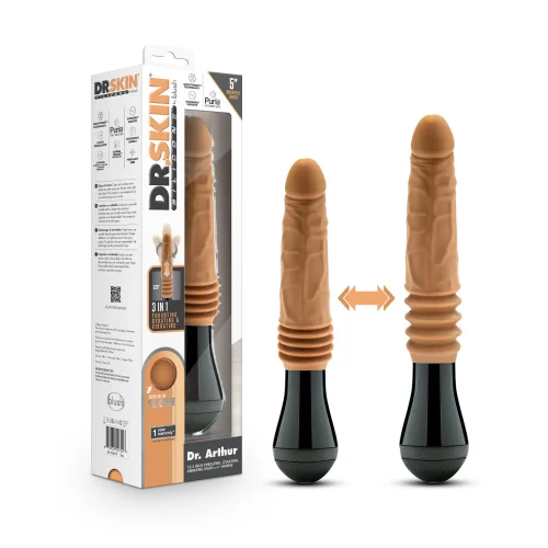 Dr. Skin - Dr. Arthur Large Vibrating, Gyrating And Thrusting Dildo