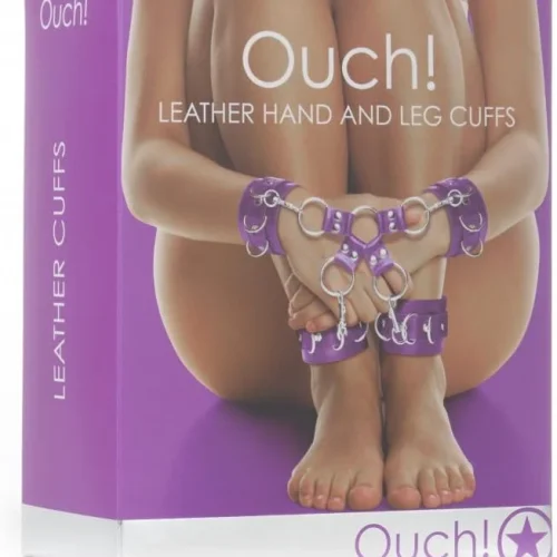 OUCH!! Hand and Legcuffs Purple