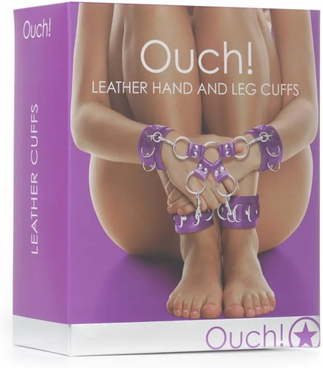 OUCH!! Hand and Legcuffs Purple