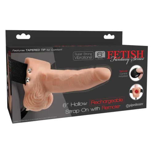 Fetish Fantasy Series - Vibrating Hollow Strap-On