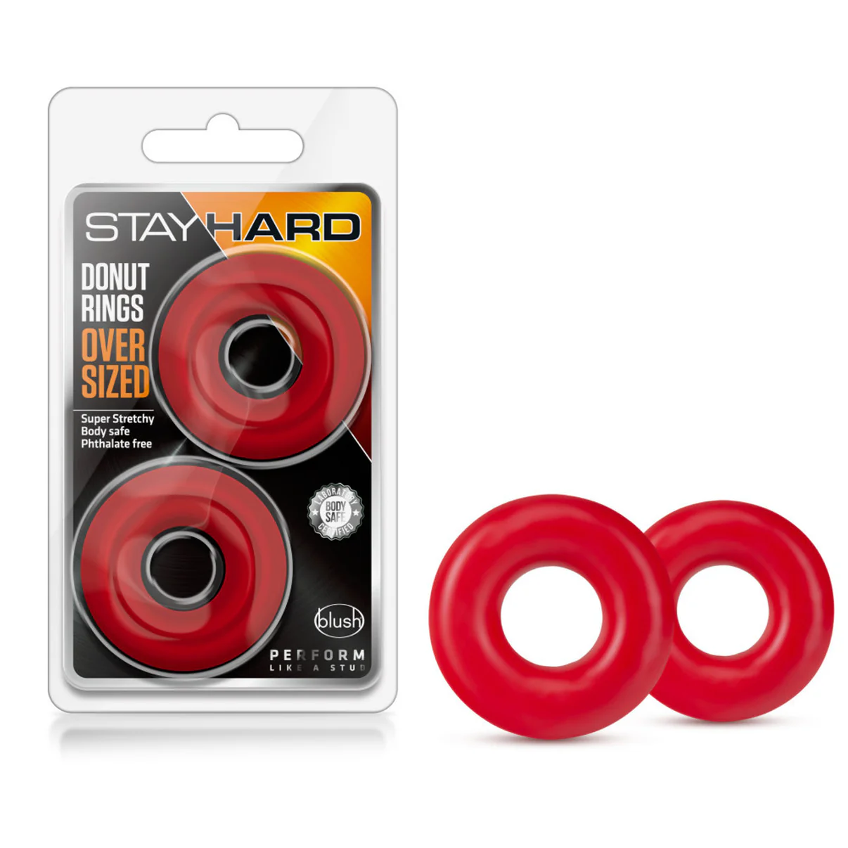 Stay Hard - Donut Rings - Over Sized