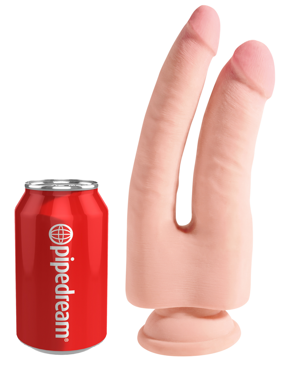 King Cock Plus - Triple Density 9.5 inch Realistic Double Penetrator Dildo with Suction Cup – Image 4