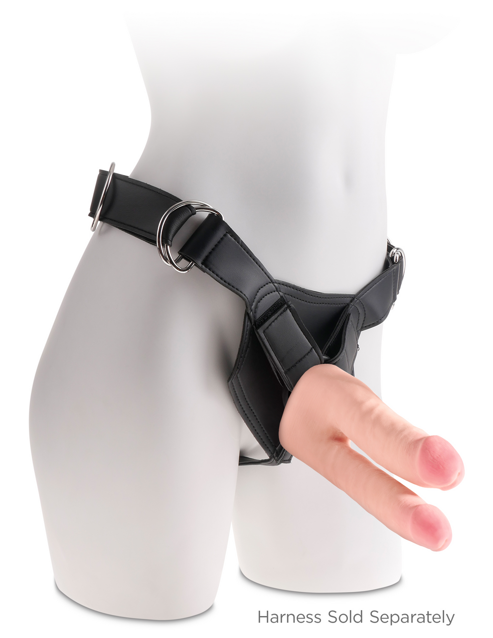 King Cock Plus - Triple Density 9.5 inch Realistic Double Penetrator Dildo with Suction Cup – Image 7