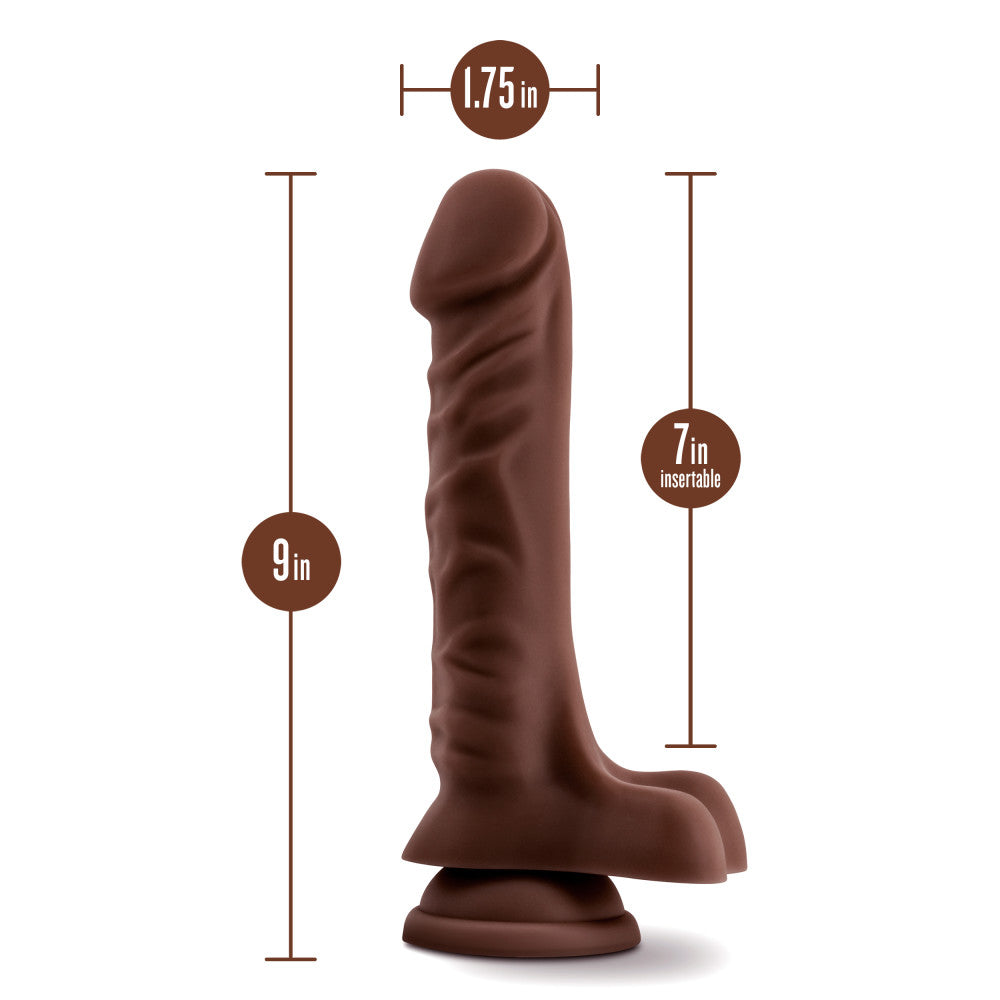 Coverboy™ | The DJ Realistic Chocolate 9-Inch Long Dildo – Image 3