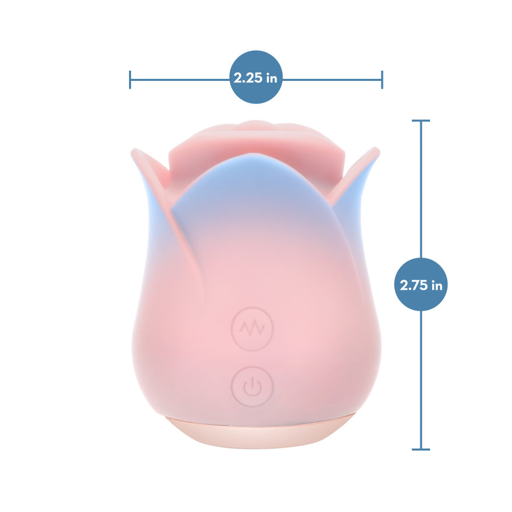 Kissing Rose Silicone Floral Vibrator With ‘French Kiss’ Speeds – Image 3