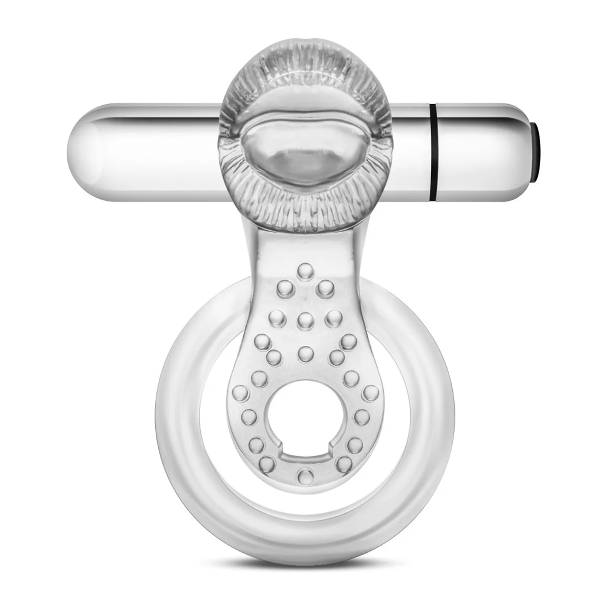 Stay Hard - 10 Function Vibrating Tongue Ring - CLEAR – Image 5