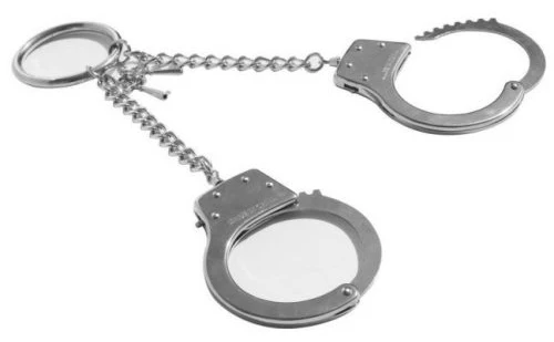 Sport Sheet Ring Metal Handcuffs – Image 2