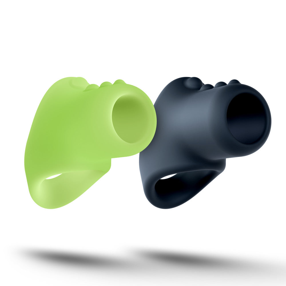 Performance Plus | Flare 2 Cocksling Set – Glow In The Dark – Platinum-Cured Liquid Silicone – In Neon – Image 5