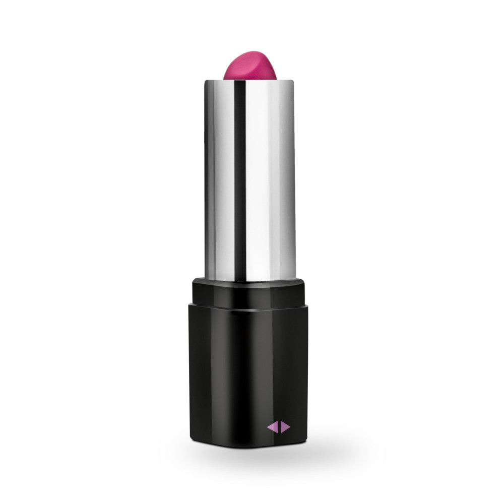 Rosé | Lipstick Vibe Black 4-Inch Vibrating Mini Vibrator – Image 7