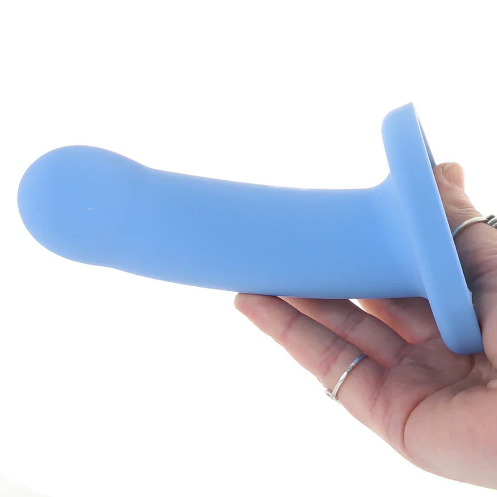 Jinx 5 Inch Silicone Dildo in Periwinkle – Image 3