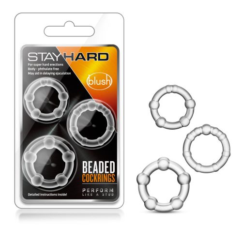 Stay Hard | Beaded Penis Rings (3-Sizes)