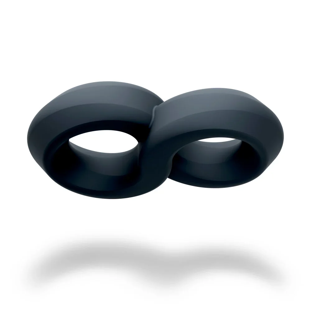 Performance Plus | Launch Double Strap Cock & Ball Ring – Platinum-Cured Liquid Silicone – Durable & Stretchy – Image 5