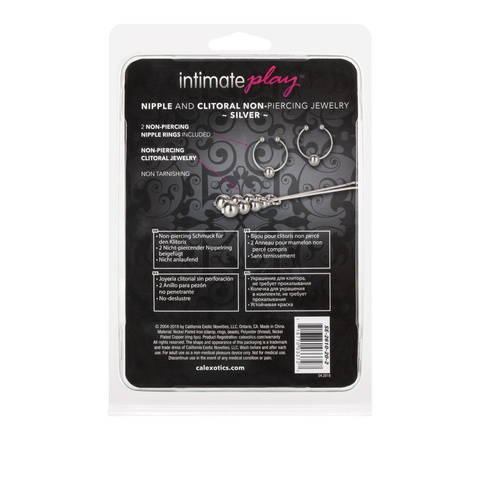 Intimate Play™ Nipple and Clitoral Non-Piercing Body Jewelry – Image 4