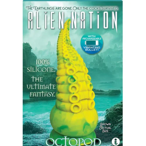Alien Nation Octopod Silicone Rechargeable Vibrating Creature Dildo