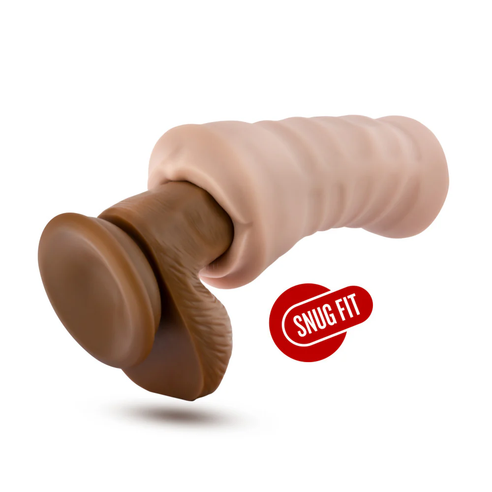 M For Men | Angie Realistic Vanilla Vibrating Masturbator / Stroker – Image 4