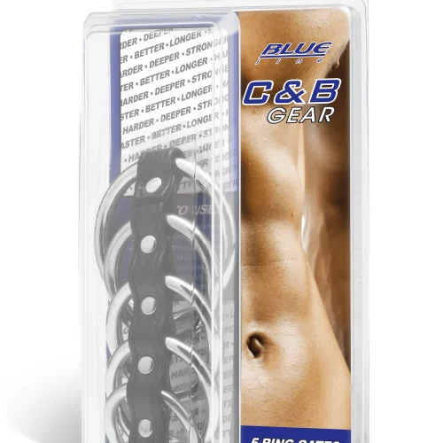 5 Ring Metal Gates of Hell with Leash Lead