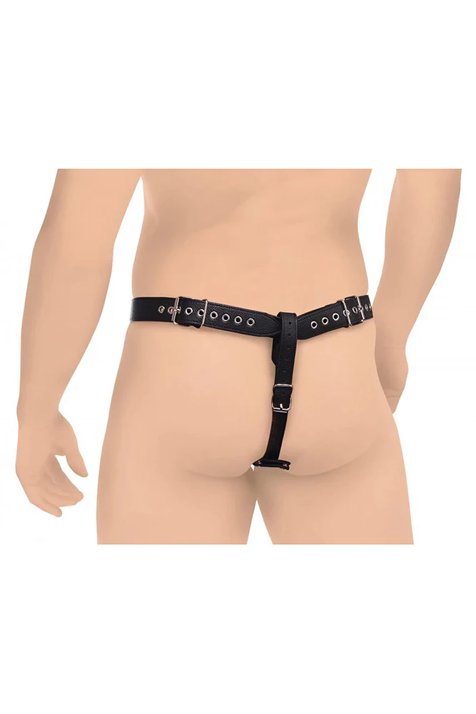 Strict - Male Chastity Harness with Silicone Anal Plug – Image 5