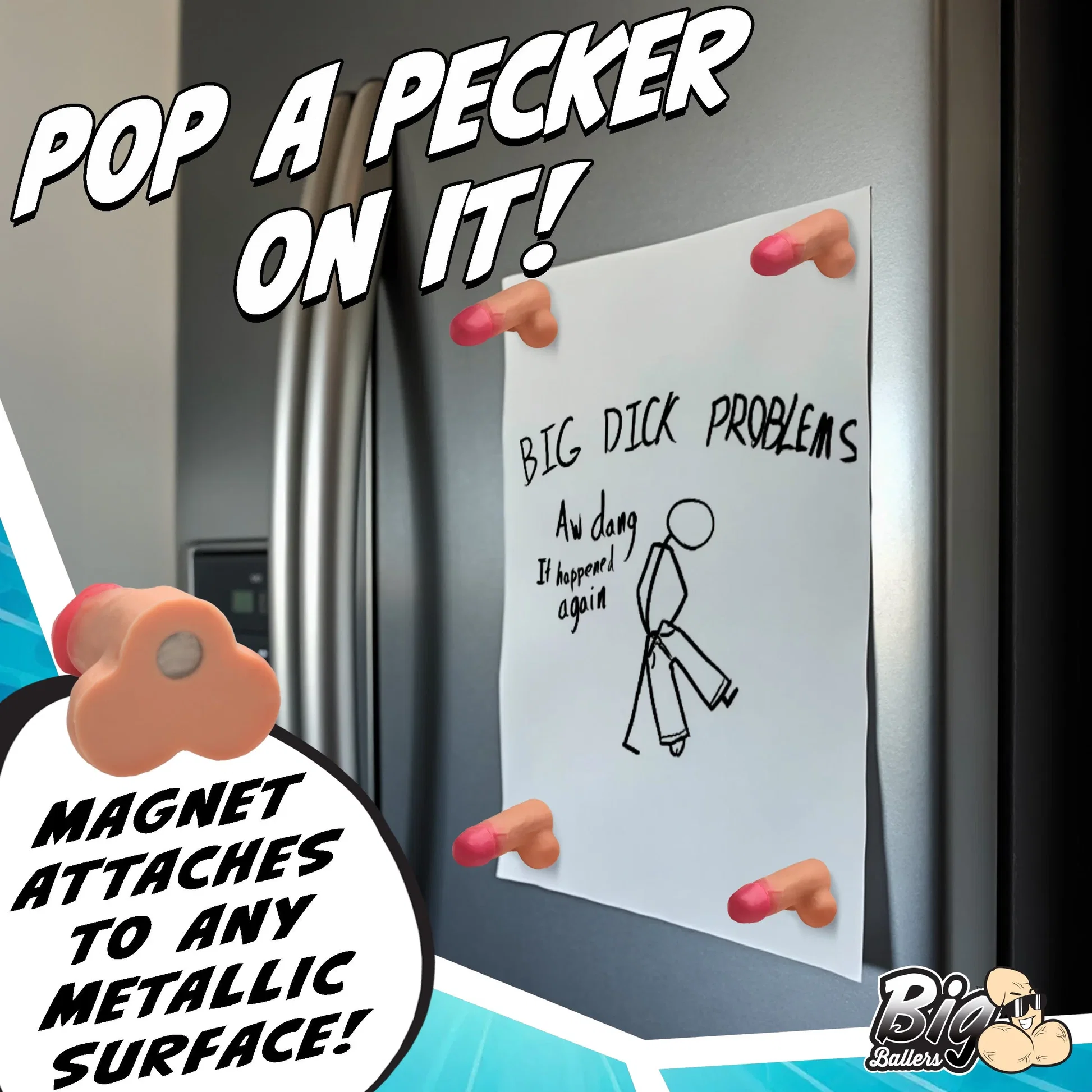 BIG 4 PACK MAGNETIC SNAP-ON PECKERS – Image 2