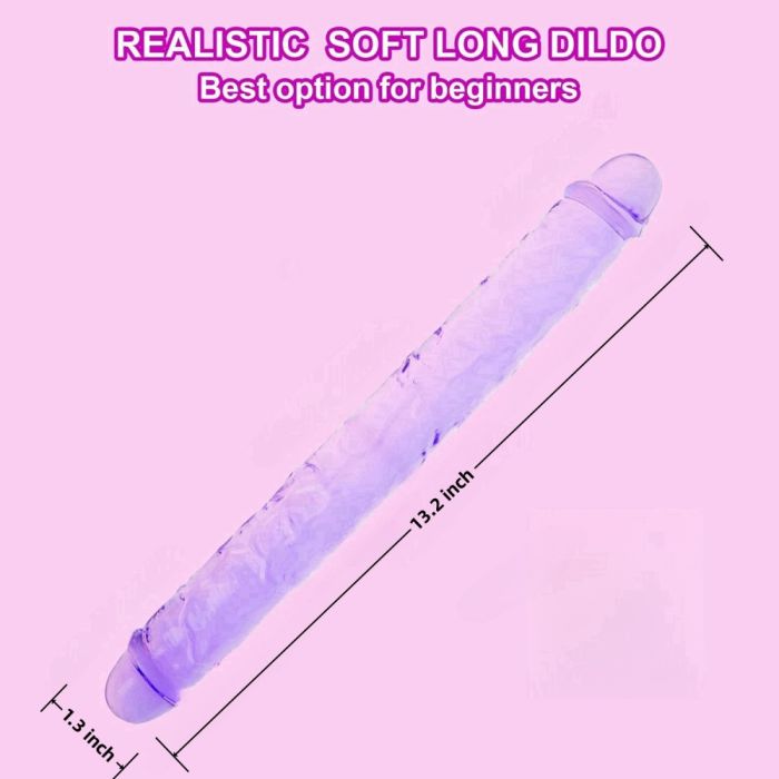 Purple Dildo Double Ender 13.2in – Image 5