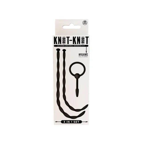 KNOT KNOT -2.1'' SILICONE URETHRAL SOUNDING KIT
