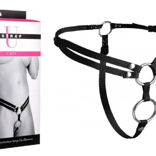 Unity Double Penetration Strap on Harness